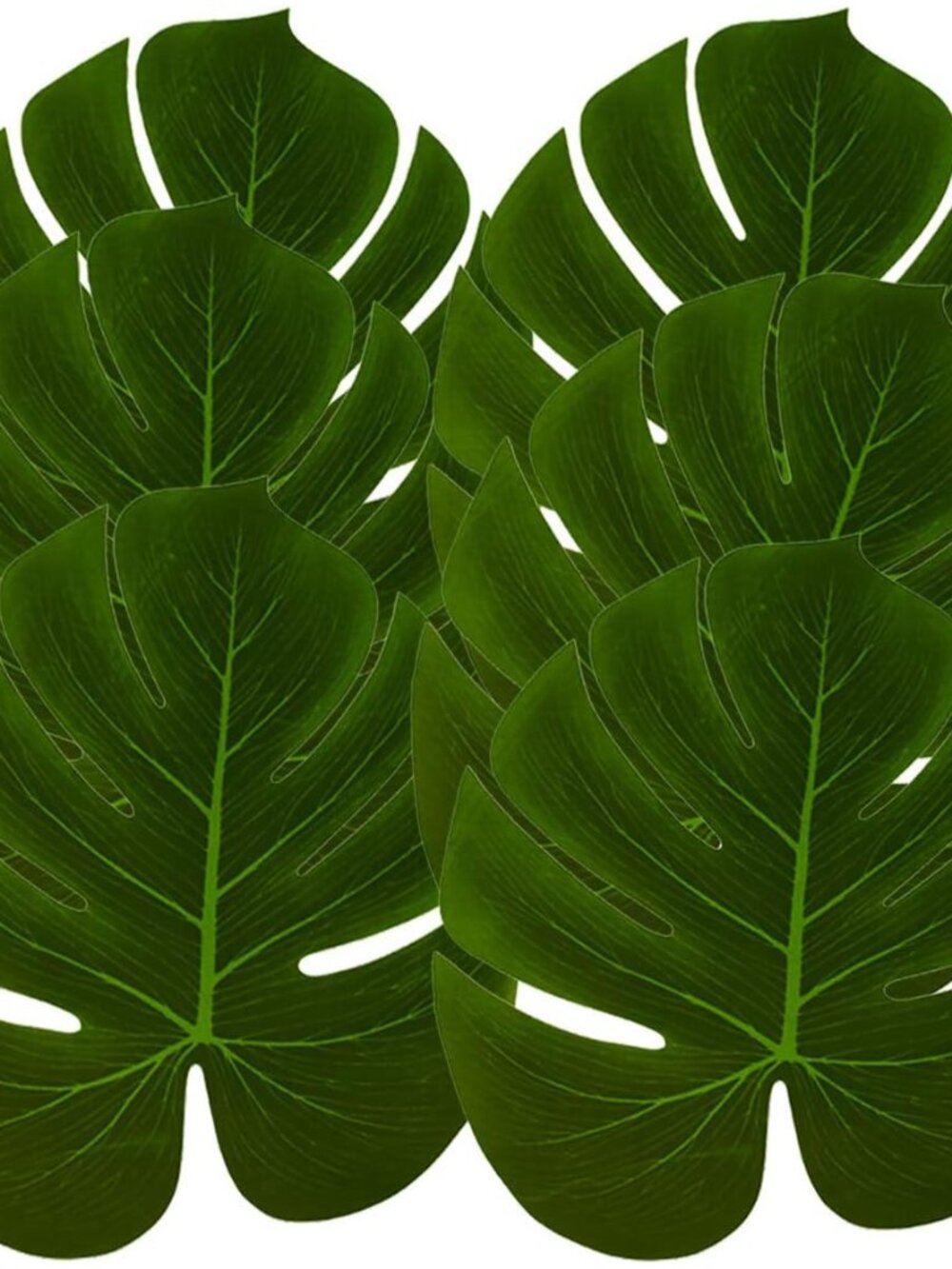 Artificial Palm Leaves 24 Pieces Large Palm Leaves for Hawaiian Luau Party Jungl